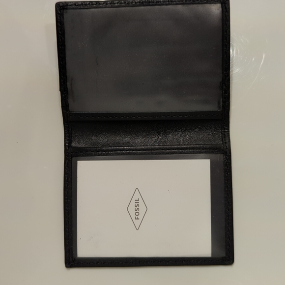 FOSSIL Card Wallet Genuine Leather - Picture 3 of 3